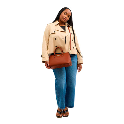 Bolsa Coach Georgia Satchel Bag Tan