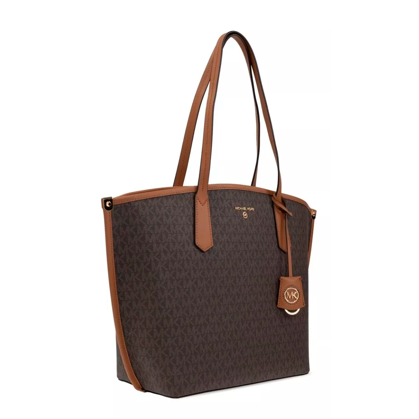 Bolsa Michael Kors Jane Large Logo Tote Bag Brown