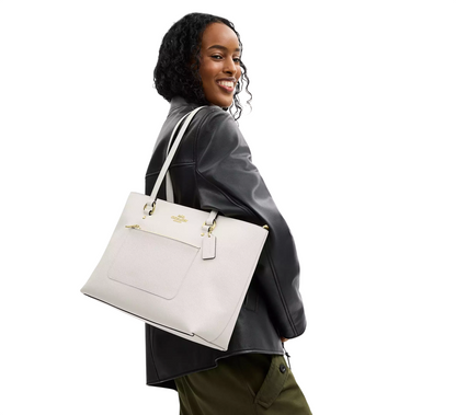 Bolsa Coach Station Tote Bag Chalk