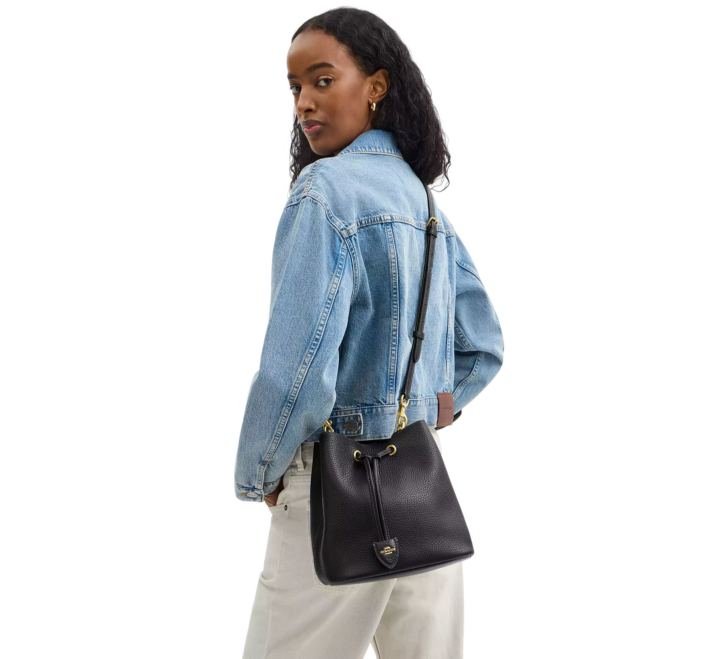 Bolsa Coach Rowan Bucket Bag Black