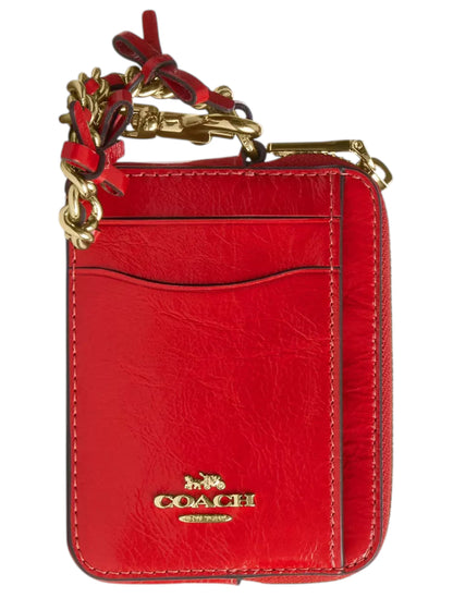 Monedero Coach Edición Especial Zip Card Case With Bows