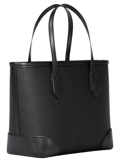 Bolsa Michael Kors Eva Extra-Small Saffiano Leather Convertible Tote Bag Black