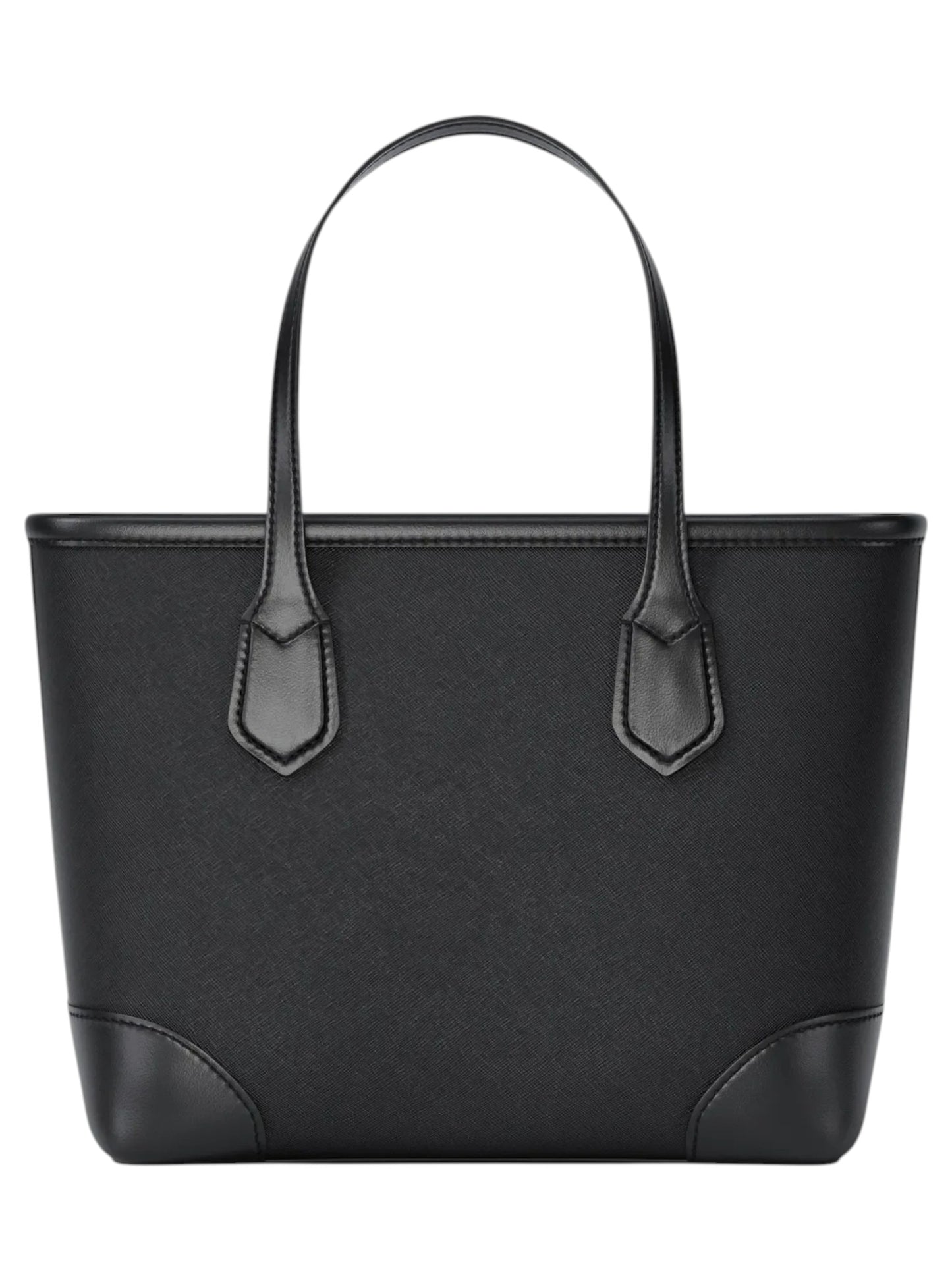 Bolsa Michael Kors Eva Extra-Small Saffiano Leather Convertible Tote Bag Black