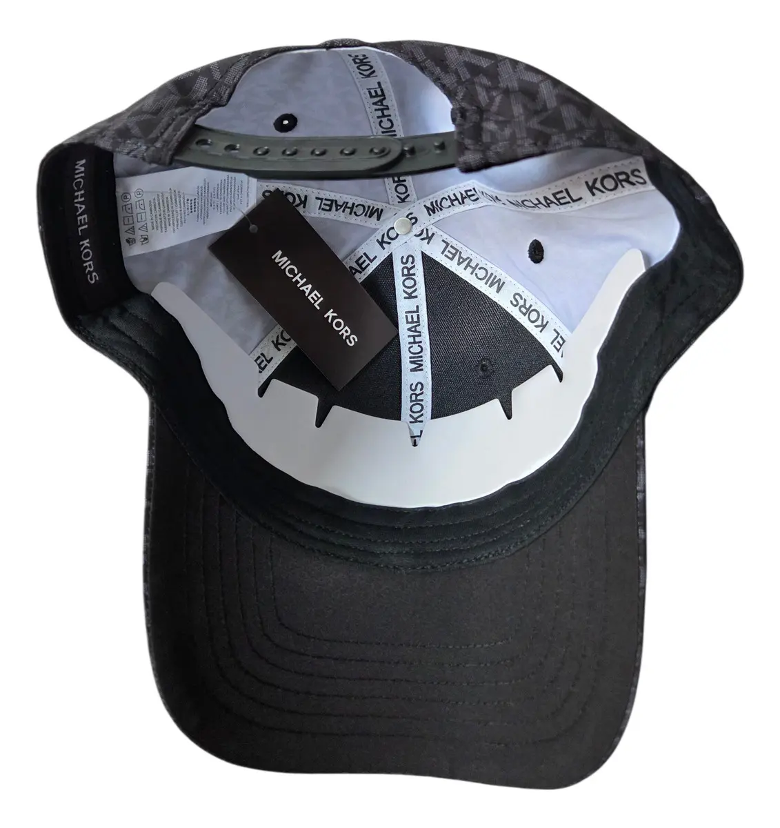 Gorra Michael Kors  Signature Logo Baseball Hat Black