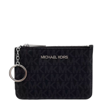 Monedero Michael Kors Jet Set Travel Small Top Zip Coin Pouch Black