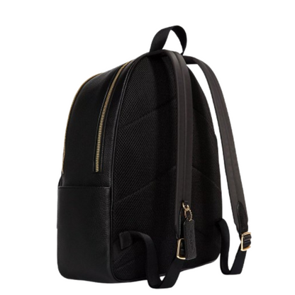 Mochila Coach Court Backpack Large Leather Black