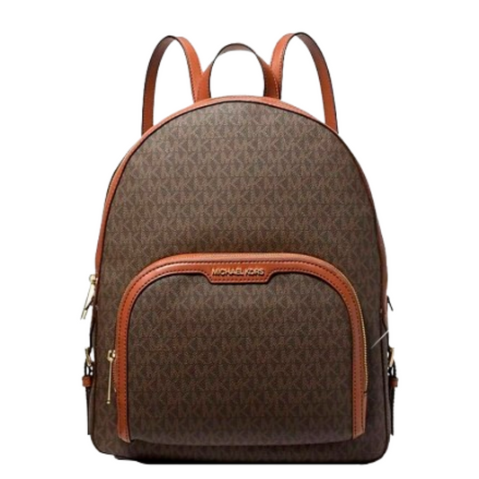 Mochila Michael Kors Jaycee Large Logo Brown