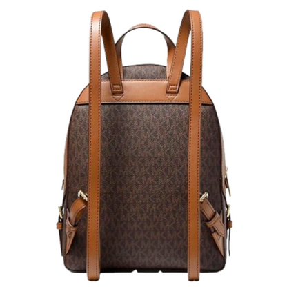 Mochila Michael Kors Jaycee Large Logo Brown