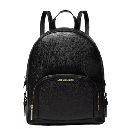 Mochila Michael Kors Jaycee Medium Pebbled Leather Backpack Black