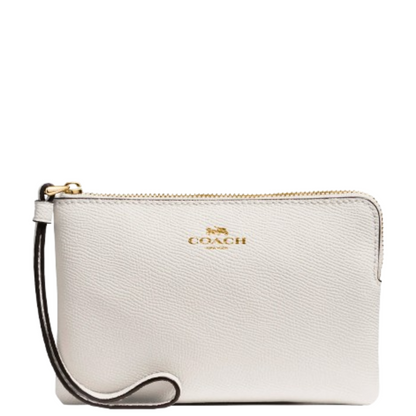 Monedero Coach Corner Zip Wristlet