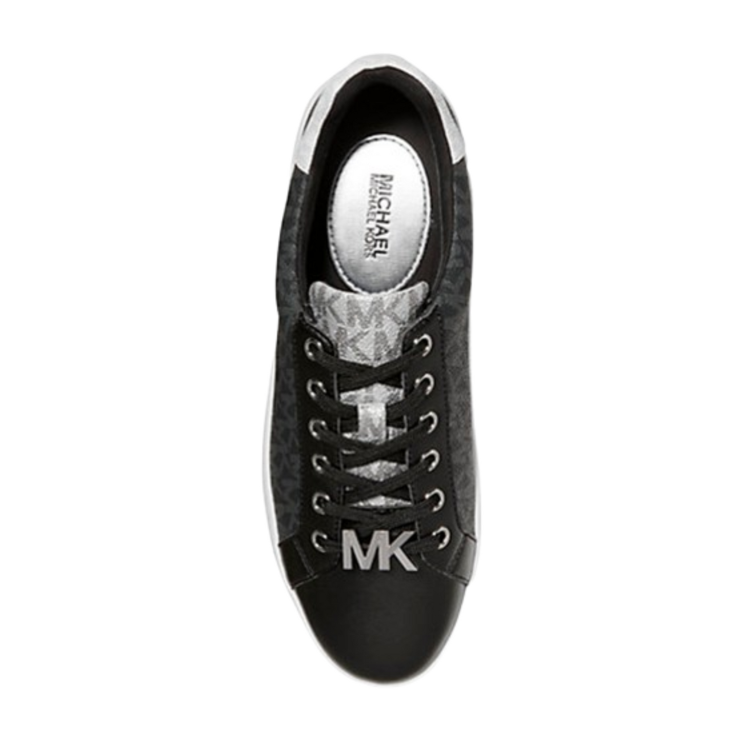 Tenis Michael Kors Poppy Color-Block Logo Sneaker Black