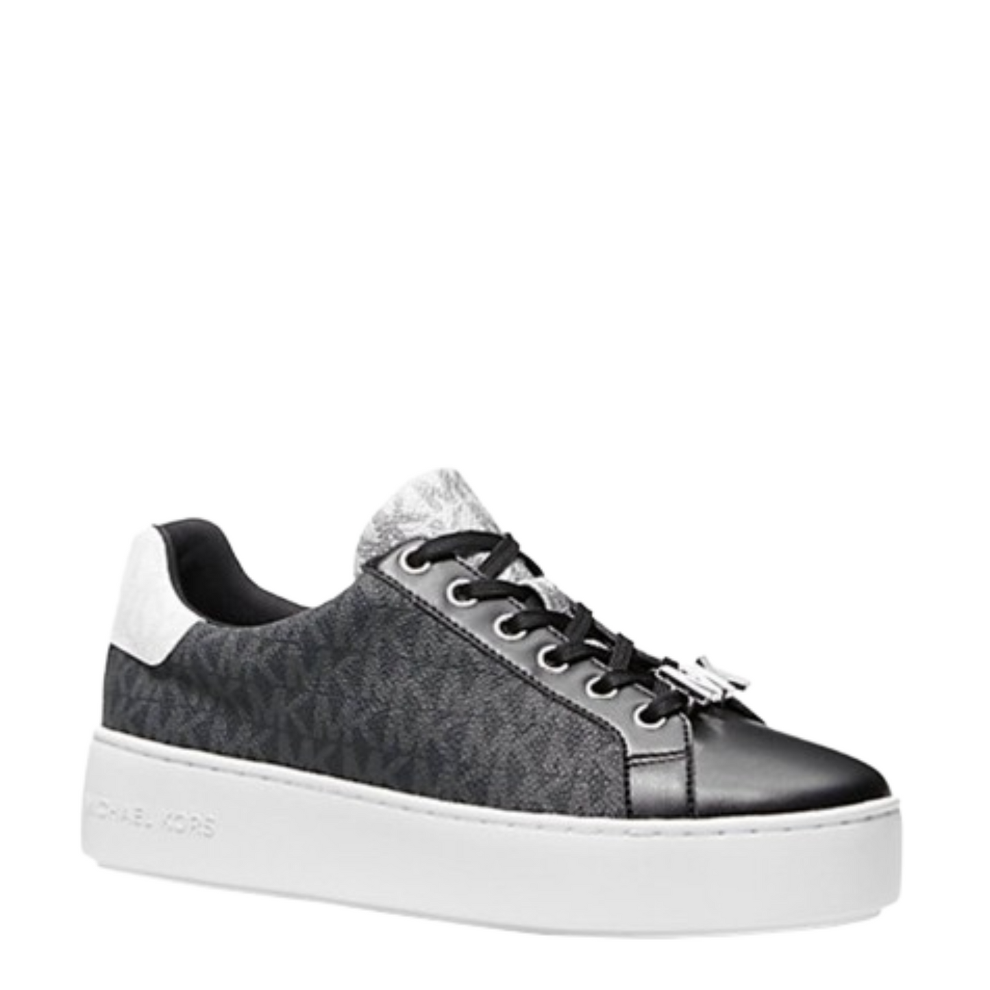 Tenis Michael Kors Poppy Color-Block Logo Sneaker Black