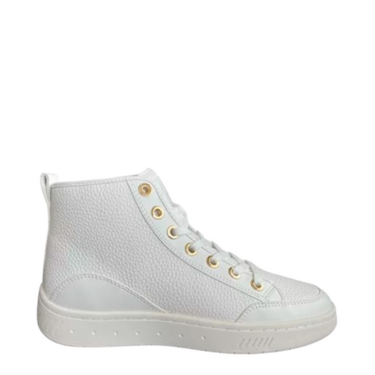 Tenis Michael Kors Shea High-Top Sneaker White