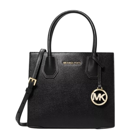 Bolsa Michael Kors Mercer Medium Pebbled Leather Crossbody Bag