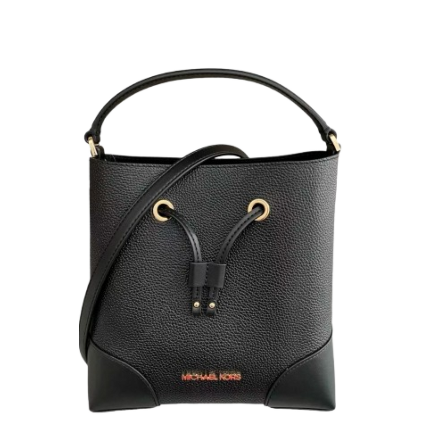 Bolsa Michael Kors Mercer Small Logo Bucket Bag Black