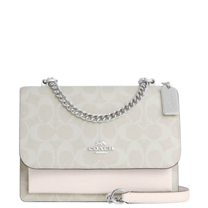 Bolsa Coach Klare Crossbody In Signature Canvas Chalk