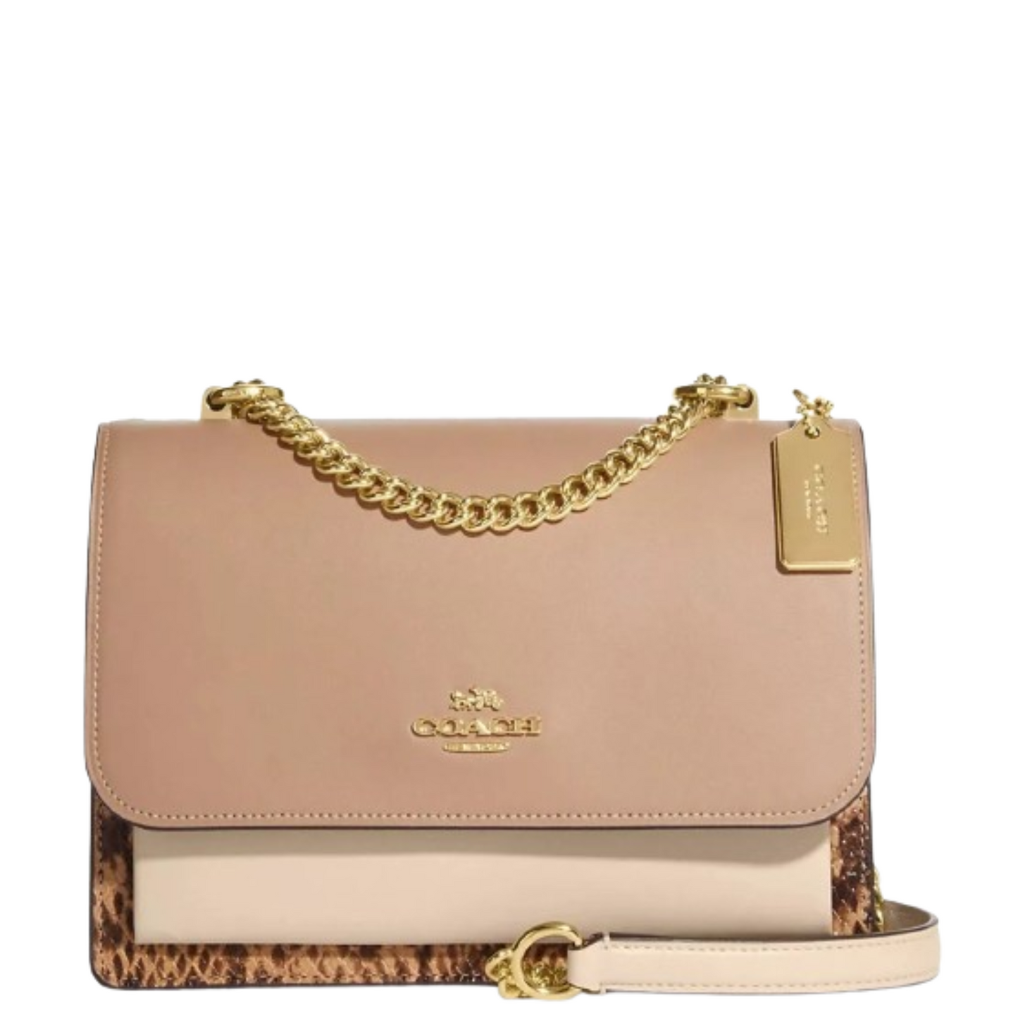 Bolsa Coach Klare Crossbody In Colorblock Light Khaki