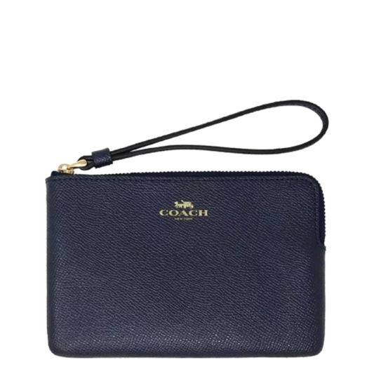 Monedero Coach Corner Zip Wristlet