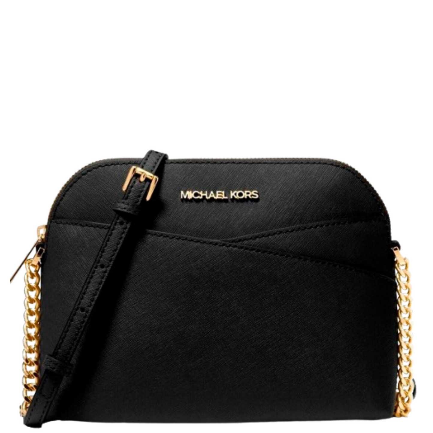 Bolsa Michael Kors Jet Set Medium Crossbody Dome Black