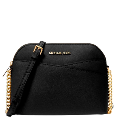 Bolsa Michael Kors Jet Set Medium Crossbody Dome Black