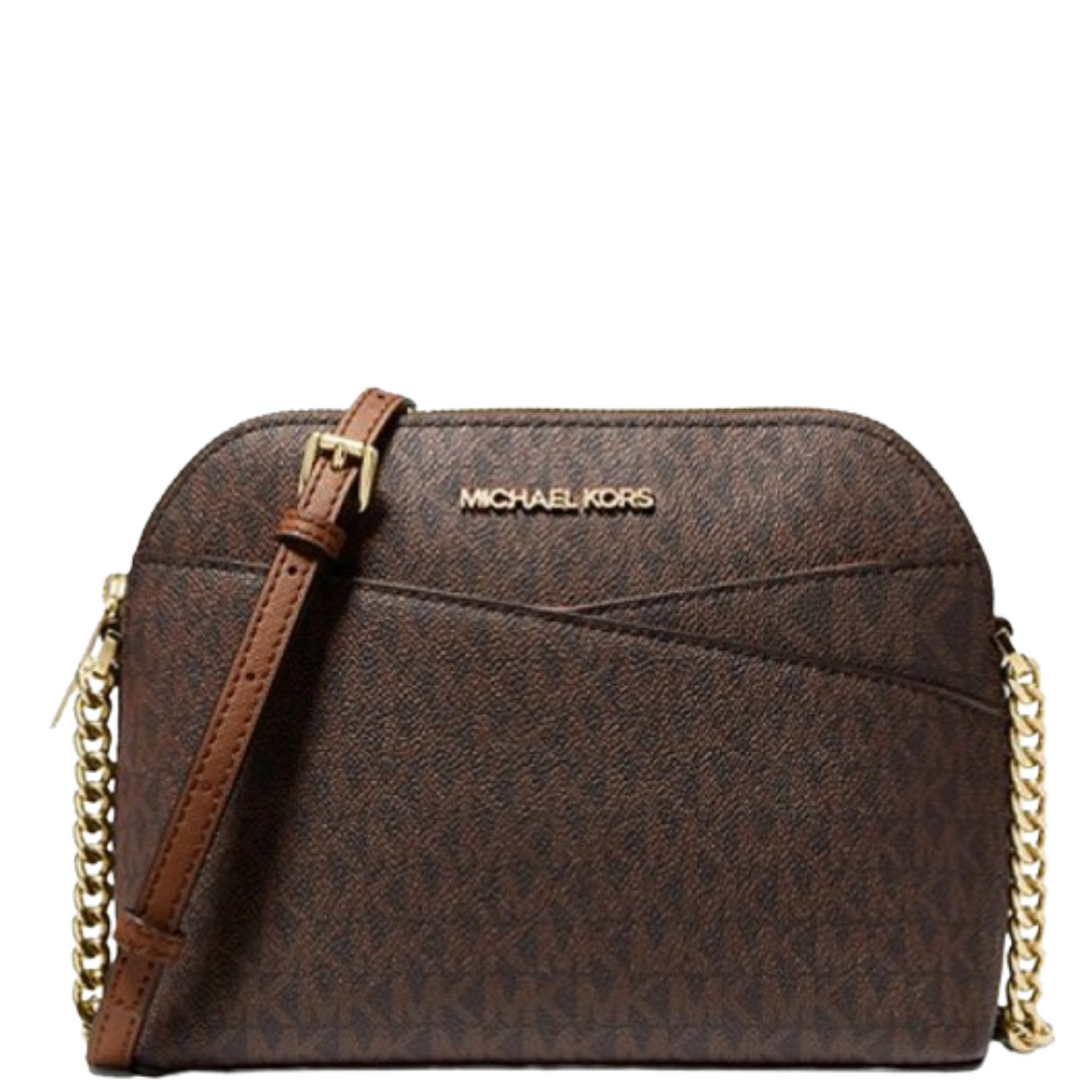 Michael michael kors jet set travel logo crossbody discount