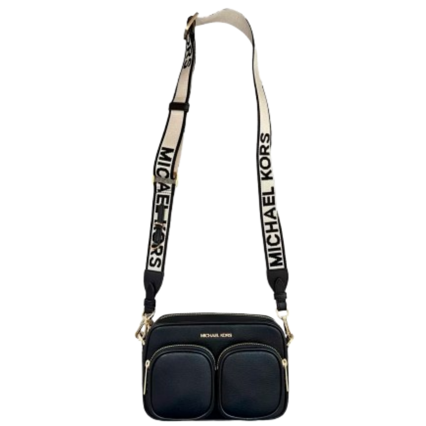 Bolsa Michael Kors Jet Set Medium Crossbody AirPods Black