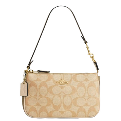 Bolsa Coach Nolita 19 Signature Canva Light Khaki