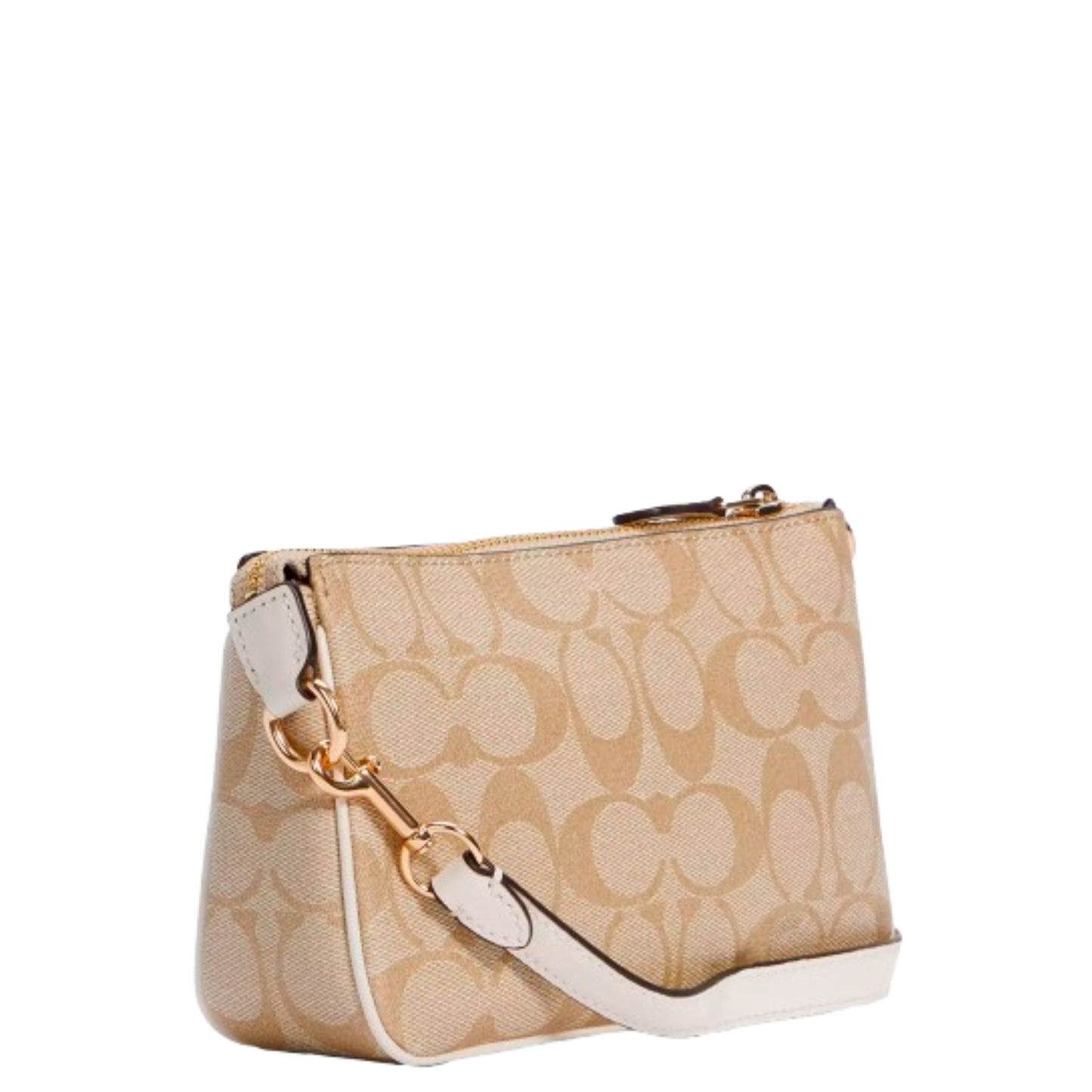 Bolsa Coach Nolita 19 Signature Canva Light Khaki White