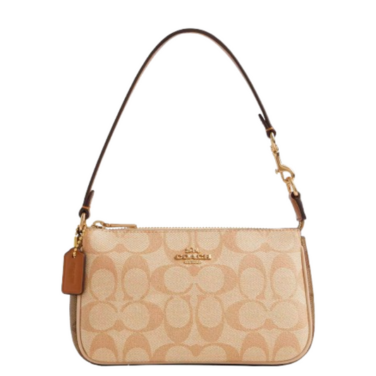 Bolsa Coach Nolita 19 In Signature Canvas Light Khaki Ivory