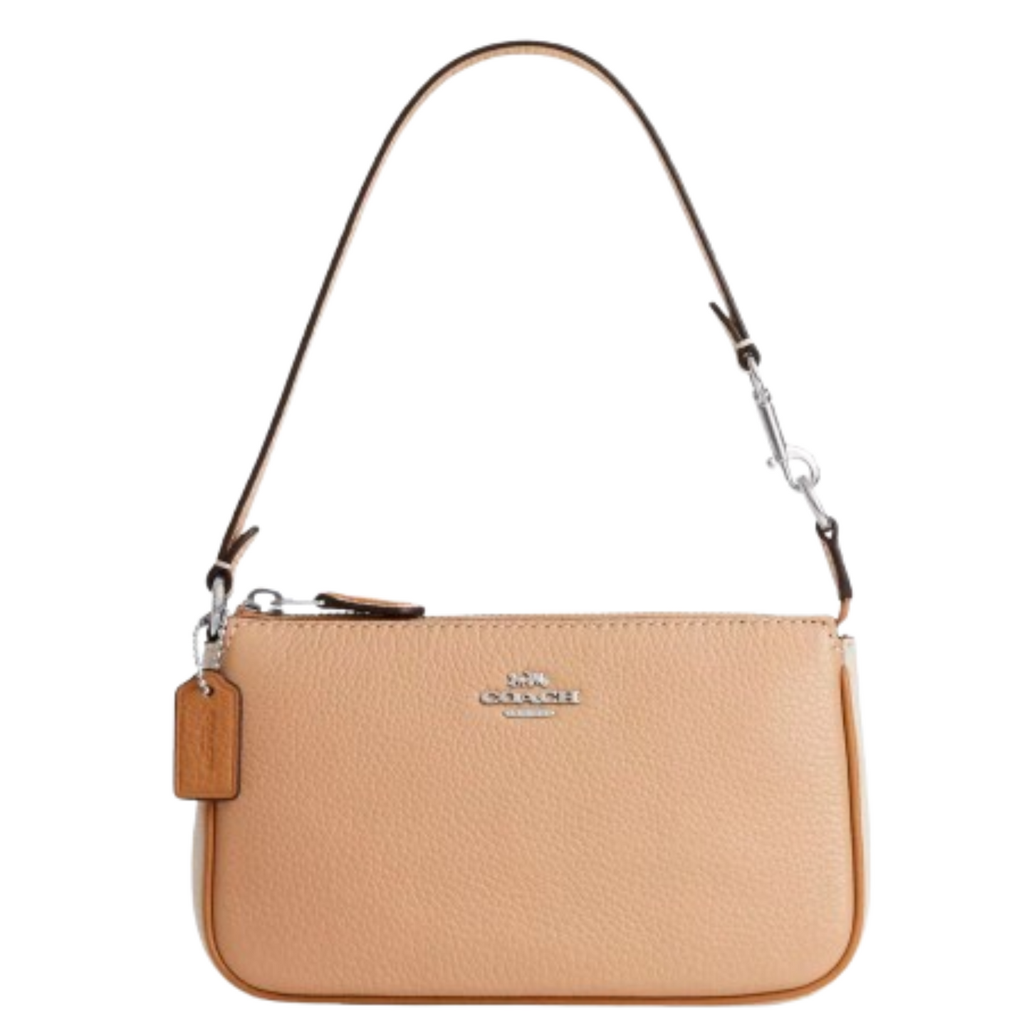 Bolsa Coach Nolita 19 In Colorblock Sandy Beige