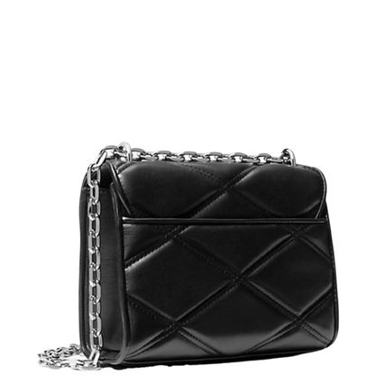 Bolsa Michael Kors Serena Small Quilted Crossbody Bag Black