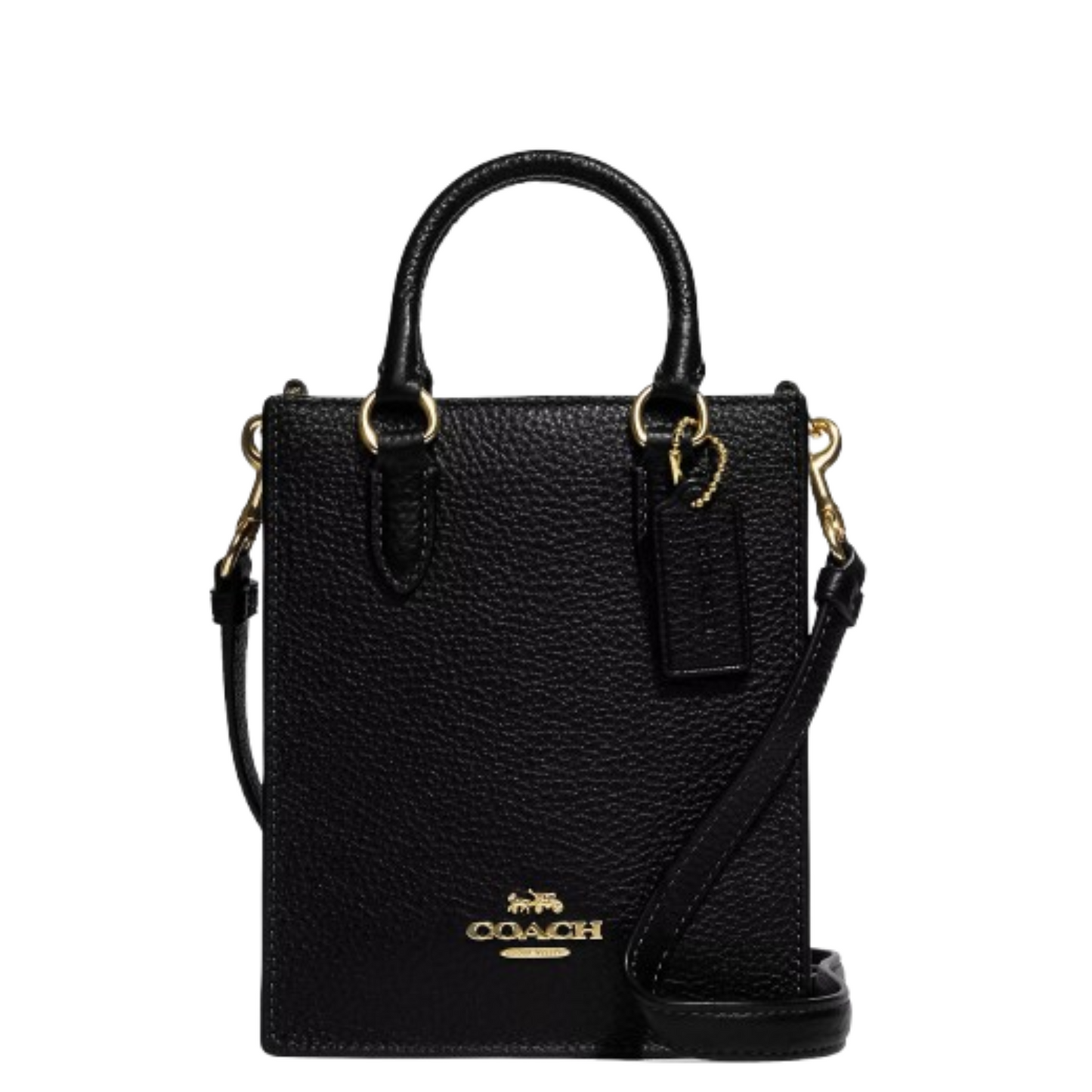 Bolsa Coach North South Mini Tote Black