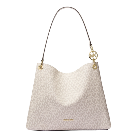 Bolsa Michael Kors Christina Large Signature Logo Shoulder Bag LT CRM MULTI
