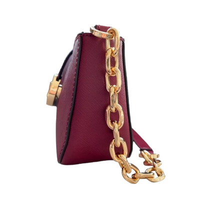 Bolsa Michael Kors Carmen Small Shoulder Bag Mullberry