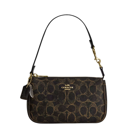 Bolsa Coach Nolita 19 In Loved Signature Canvas With Charms Brown
