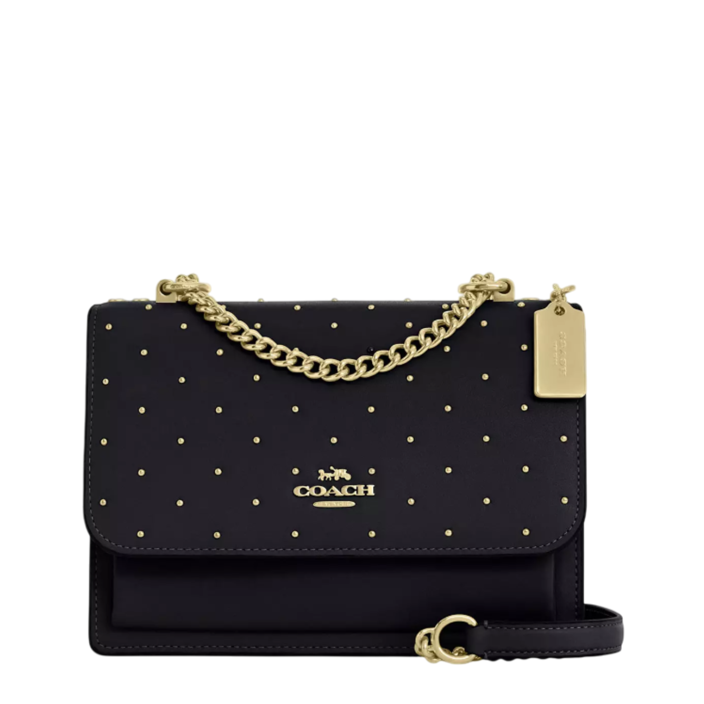 Bolsa Coach Klare Crossbody Bag With Rivets Black