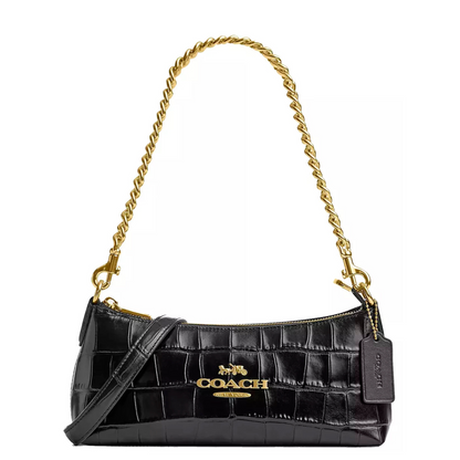 Bolsa Coach Charlotte Shoulder Bag Black