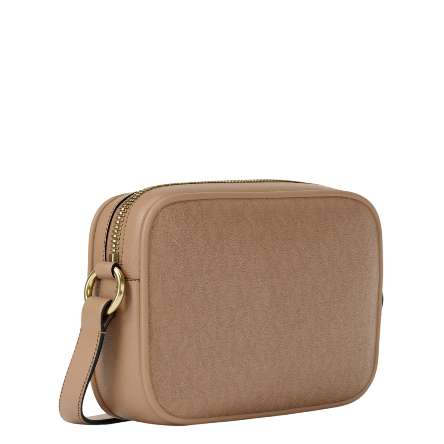 Bolsa Michael Kors Jet Set Small Signature Logo Camera Crossbody Bag Camel