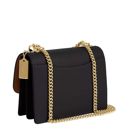 Bolsa Coach Klare Crossbody Bag In Signature Canvas Tan Black Multi