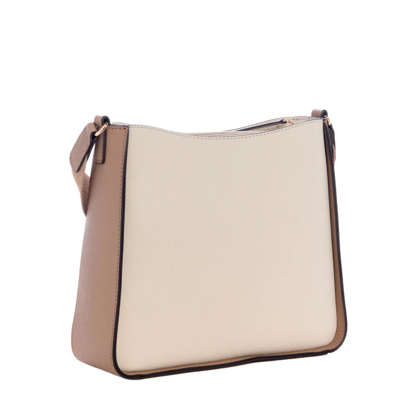 Bolsa Guess Cassidy Saffiano Crossbody White Multi