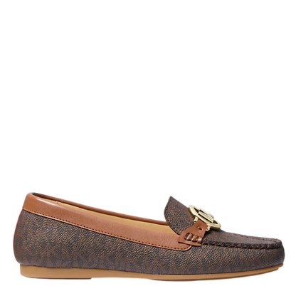 Zapatos Michael Kors Fulton Signature Logo Moccasin Brown