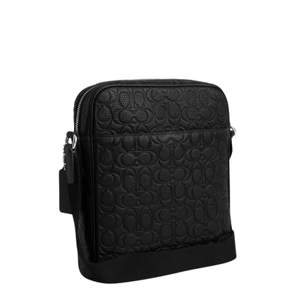 Bandolera Coach Tristan Crossbody Bag 22 In Signature Leather Black