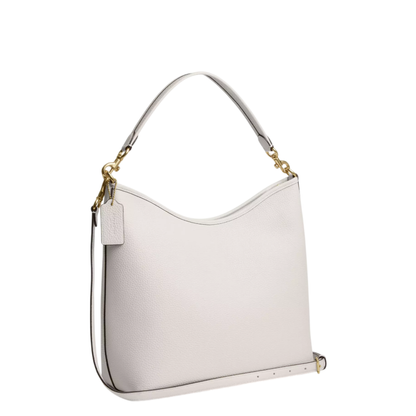 Bolsa Coach Laurel Large Shoulder Bag Chalk