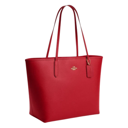 Bolsa Coach City Tote Bag Bright Cardinal