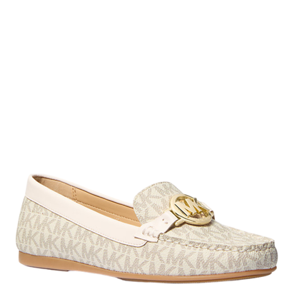 Zapatos Michael Kors Fulton Signature Logo Moccasin Vanilla