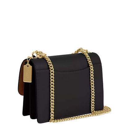 Bolsa Coach Klare Crossbody Bag In Signature Canvas Tan Black Multi
