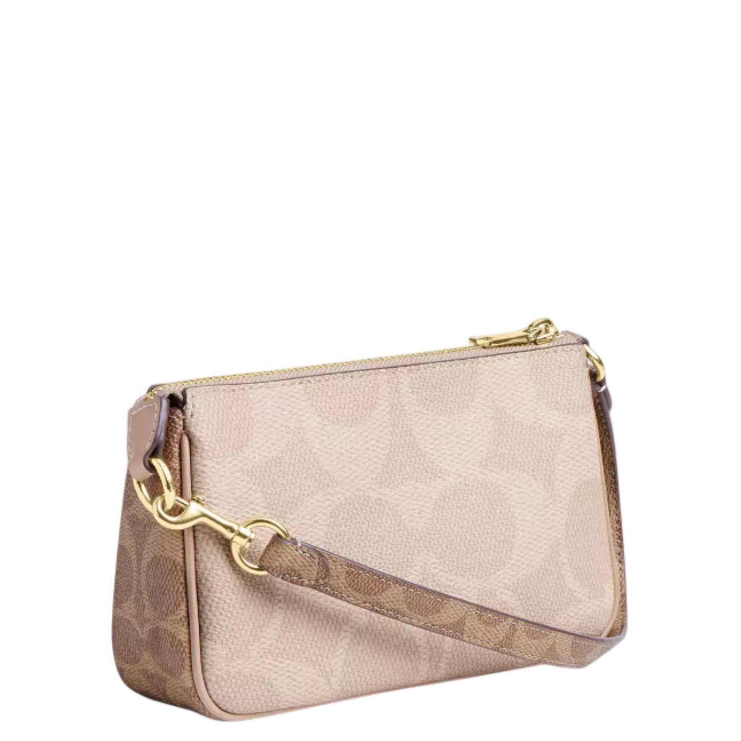 Bolsa Coach Nolita 19 In Blocked Signature Canvas Sand Tan