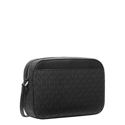 Bolsa Michael Kors Jet Set Large Logo Crossbody Bag Black
