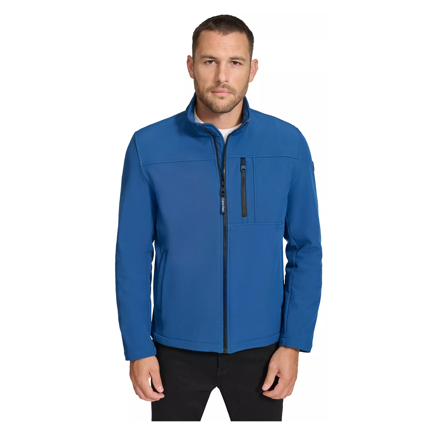 Chaqueta Calvin Klein Men's Infinite Stretch Soft Shell Jacket Blue Edge
