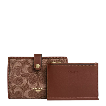 Cartera Coach 2-In-1 Wallet In Signature Chenille